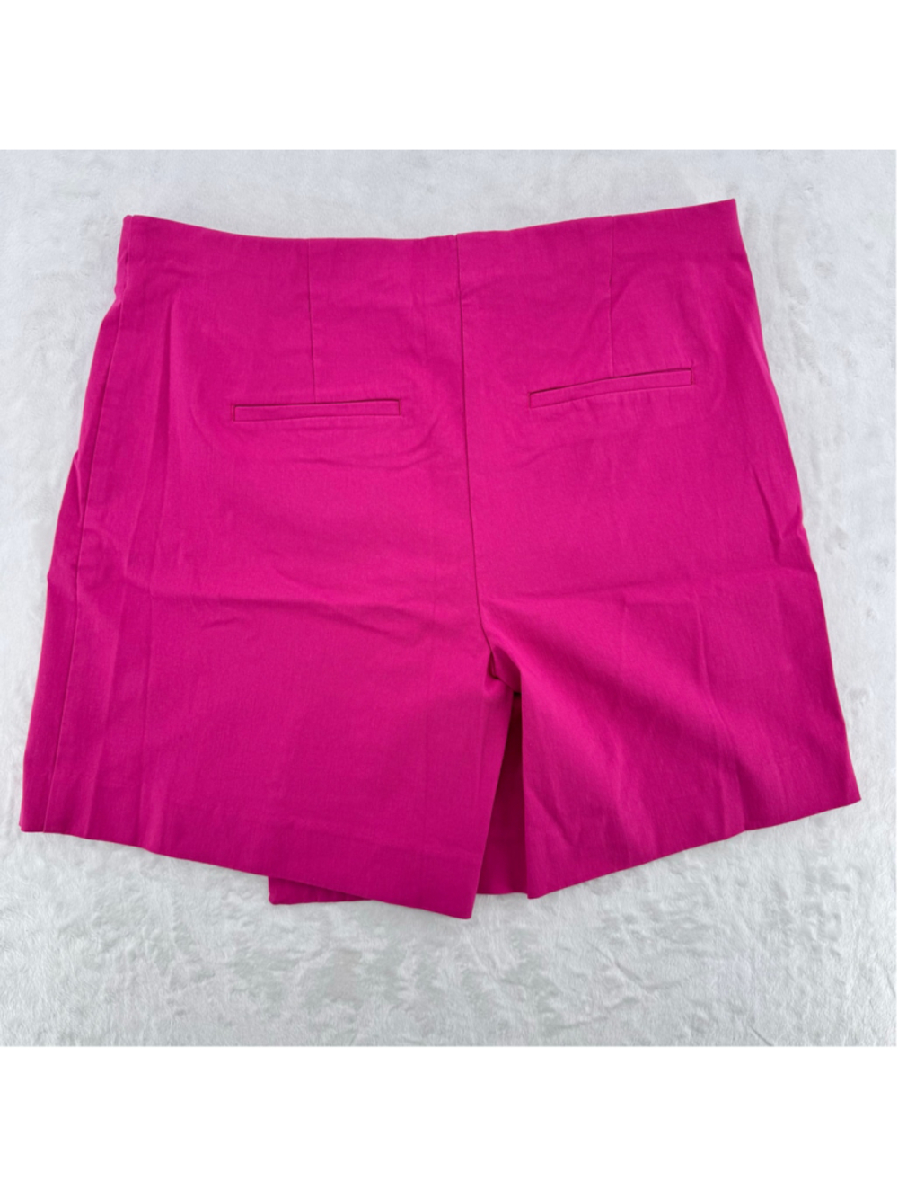 Chico’s Hot Pink Skort Fold Over Front Size 1/8 Barbie Feminine Summer Vacation - Picture 3 of 5